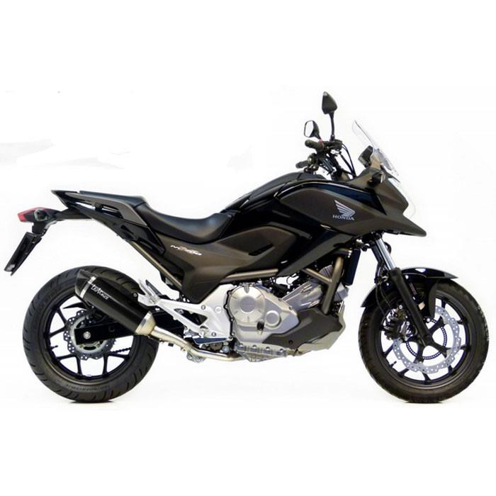 245-14042. Leo Vince Nero Black/Stainless Slip-On - NC750S / NC750X