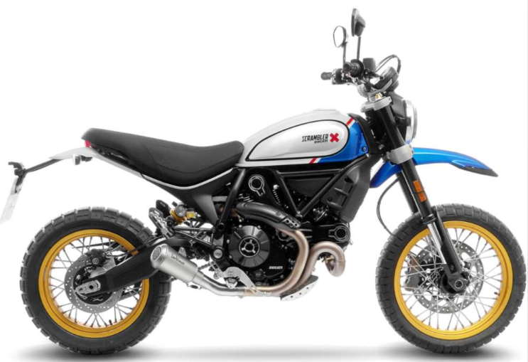 245-15254u. LV10 Stainless Slip-On - 800 Scrambler