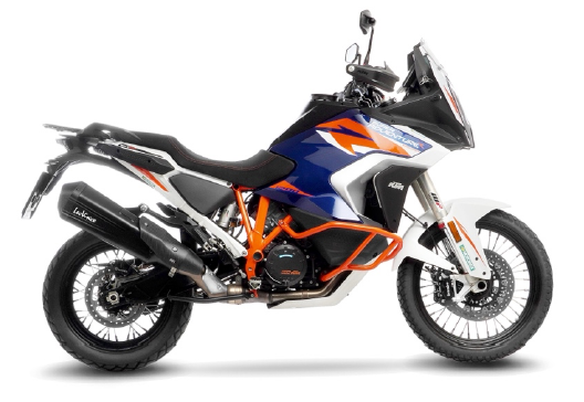245-15308bu. LV12 R Black Stainless Slip-On - KTM 1290 Adventure