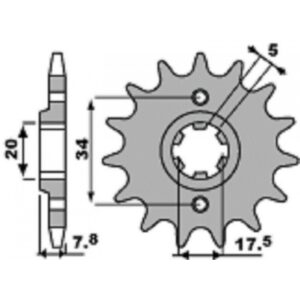 SPROCKETS PBR FRONT 279-14