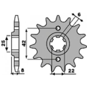 SPROCKETS PBR FRONT 281-14