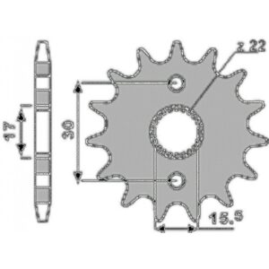 SPROCKETS PBR FRONT 332-13