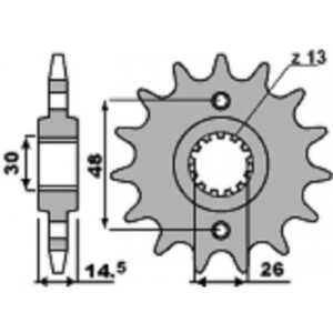 SPROCKETS PBR FRONT 339-17