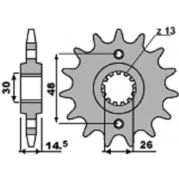 SPROCKETS PBR FRONT 339-17