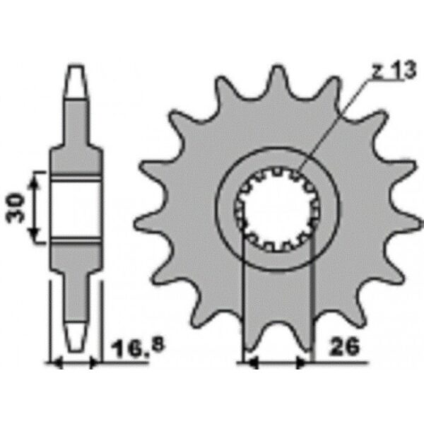 SPROCKETS PBR FRONT 347-15