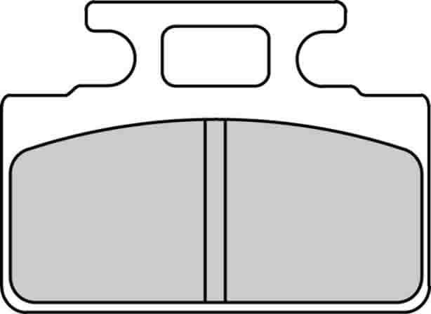 220-fdb2192ag. FERODO Argento Brake Pad FA151