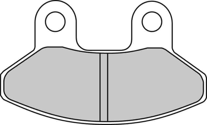 220-fdb2108ag. FERODO Argento Brake Pad FA306