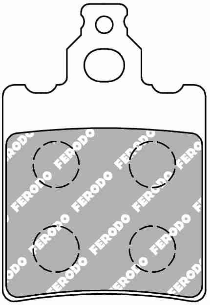 220-fdb694ag. FERODO Argento Brake Pad FA60/FA337