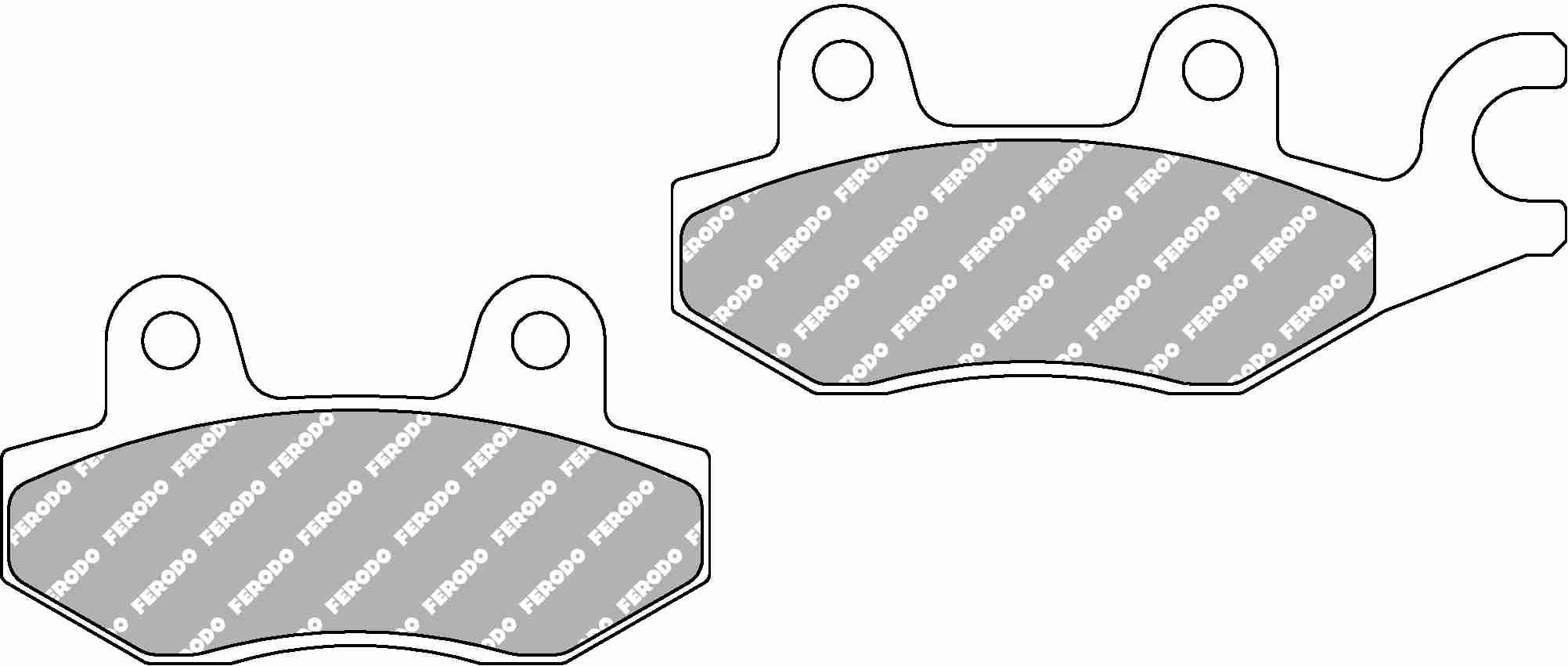 220-fdb631cp1. FERODO Carbon Race Brake Pad FA165