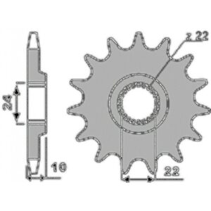 SPROCKETS PBR FRONT 402-15