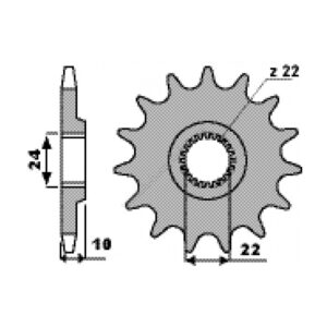 SPROCKETS PBR FRONT 402-17