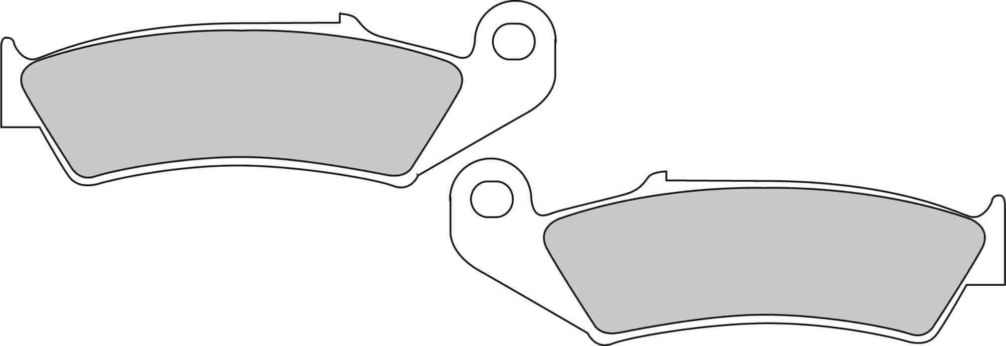 220-fdb495p. FERODO Platinum Brake Pad FA125