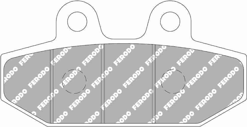 220-fdb2306p. FERODO Platinum Brake Pad FA710/SBS949