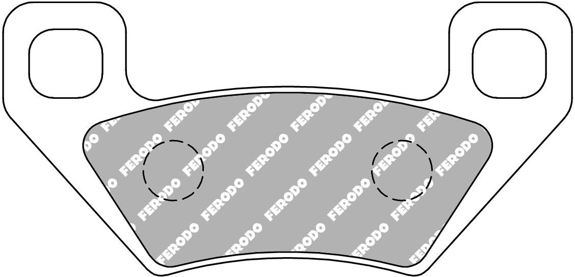 getimagenoresize (4). FERODO Sinter ATV Brake Pad FA395