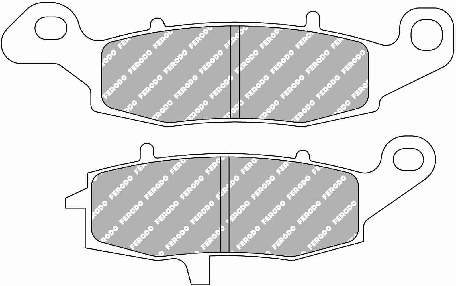 220-fdb2049xrac. FERODO XRAC Race Brake Pad FA231
