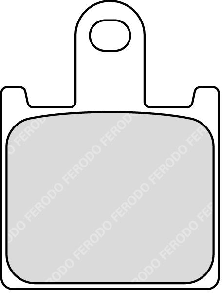 220-fdb2220xrac. FERODO XRAC Race Brake Pad FA417