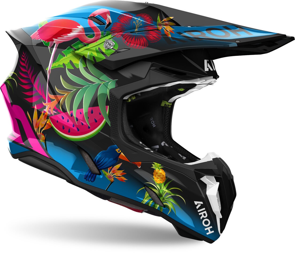 A2453A13TW3AGB #1. AIROH Twist 3 Amazonia Gloss