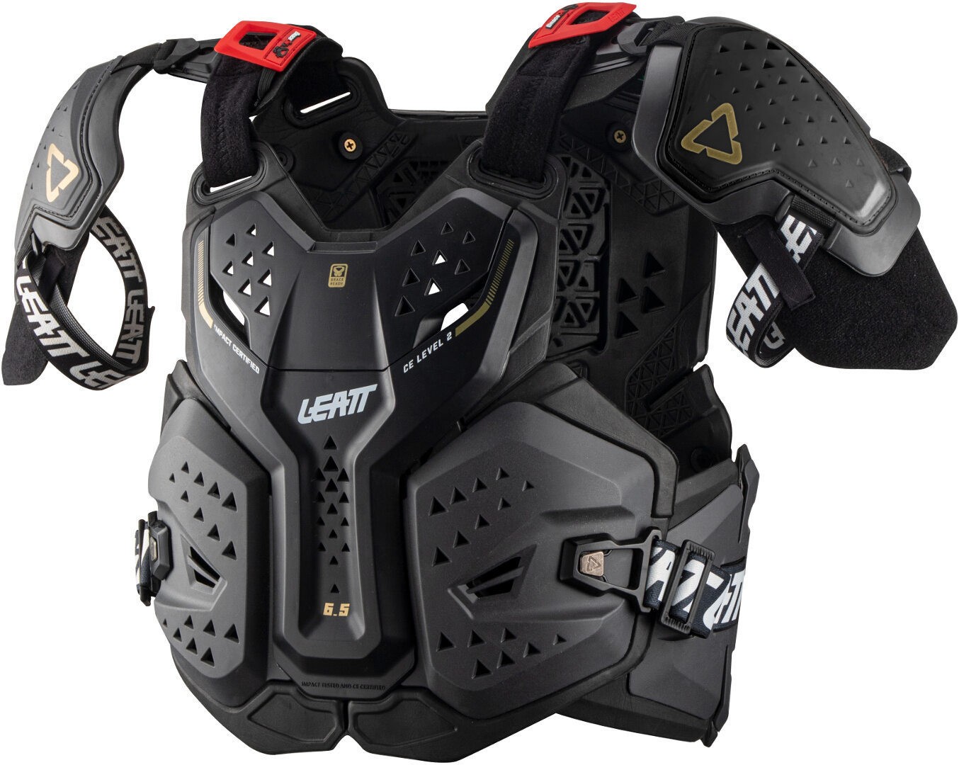 502140018 #1. LEATT Chest Protector 6.5 Pro - Graphene Grey