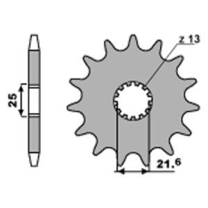 SPROCKETS PBR FRONT 429-16