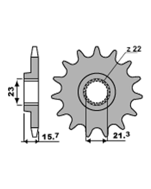 SPROCKETS PBR FRONT 441-14