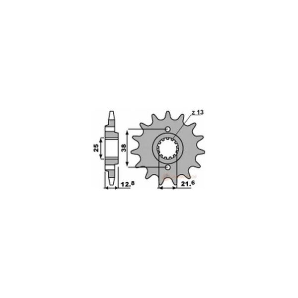 SPROCKETS PBR FRONT 511-15