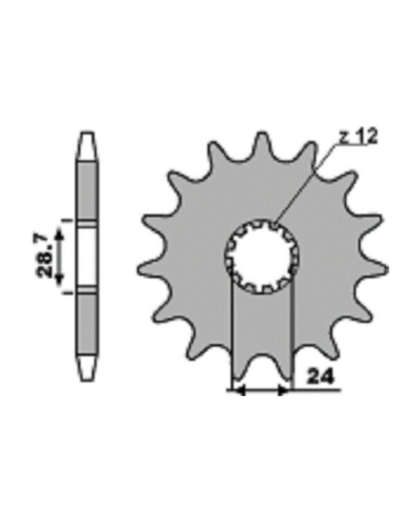 SPROCKETS PBR FRONT 526-17