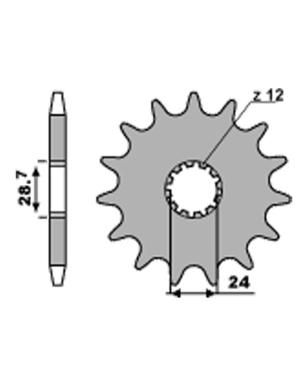 SPROCKETS PBR FRONT 526-18