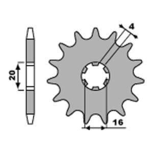 SPROCKETS PBR FRONT 560-12