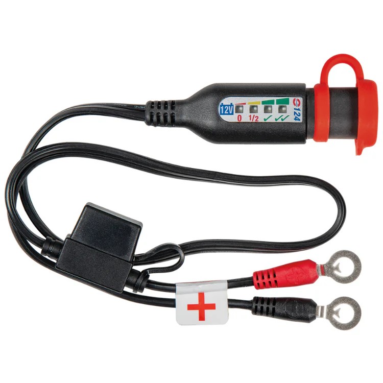 O124-SINGLE #1. OPTIMATE Battery Charger Monitor 12v Powersport