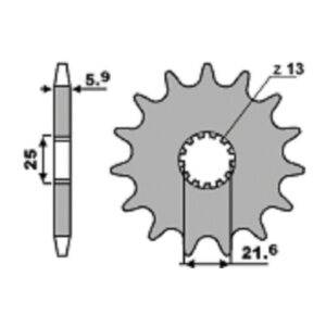 SPROCKETS PBR FRONT 565-16