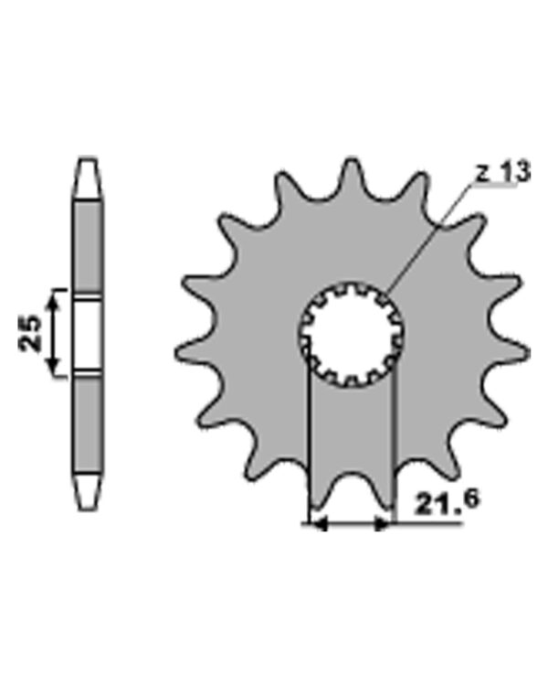 SPROCKETS PBR FRONT 566-14