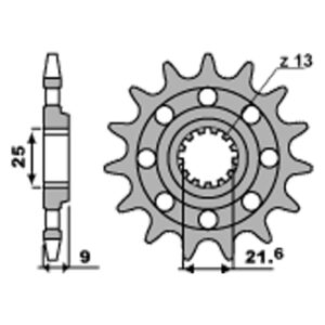 SPROCKETS PBR FRONT 566M-17