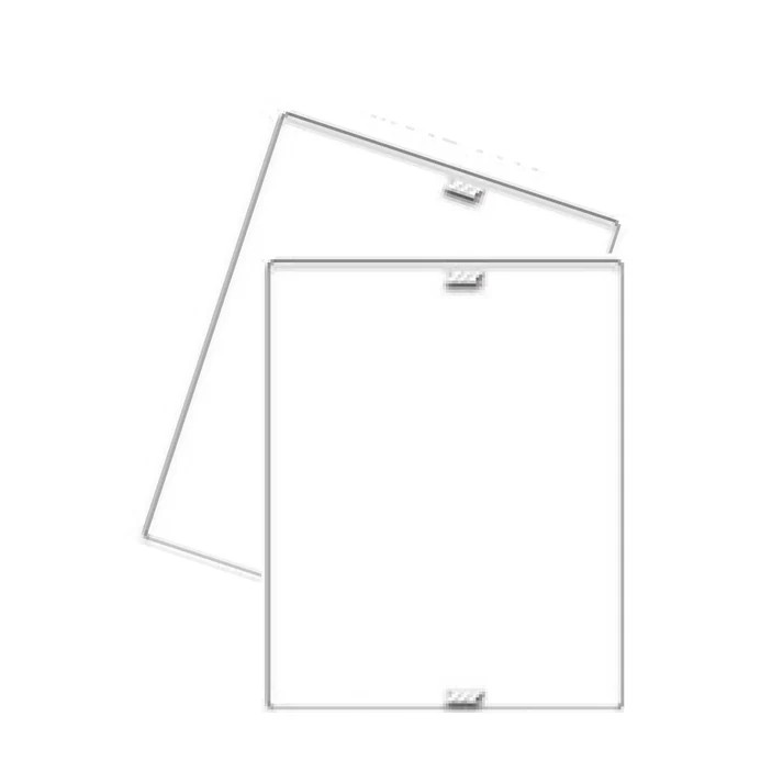 MO52-0100 #1. MOTION Front Fork Sticker - Clear