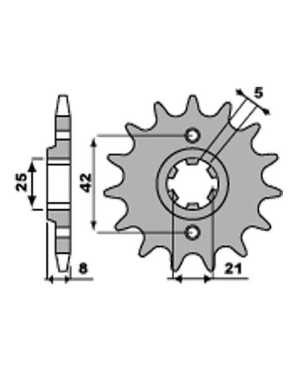 SPROCKETS PBR FRONT 575-16