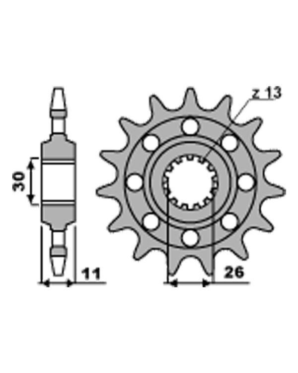 SPROCKETS PBR FRONT 579M-16