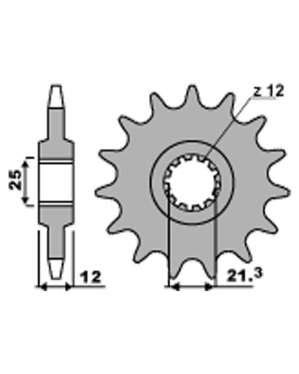 SPROCKETS PBR FRONT 823-15