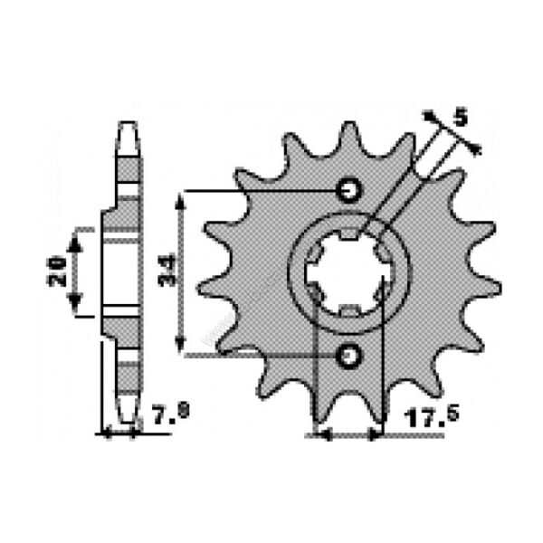 SPROCKETS PBR FRONT 2060-13