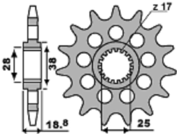 SPROCKETS PBR FRONT 2078M-20 - Image 2