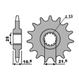 SPROCKETS PBR FRONT 2086-17