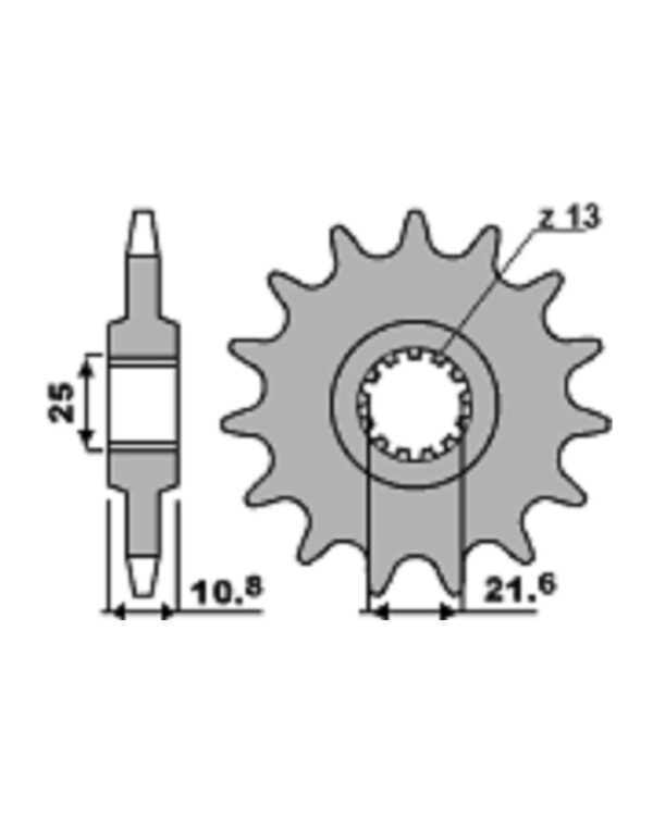 SPROCKETS PBR FRONT 2086-17
