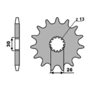 SPROCKETS PBR FRONT 2090-19