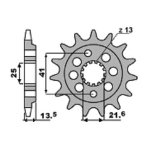 SPROCKETS PBR FRONT 2099-14