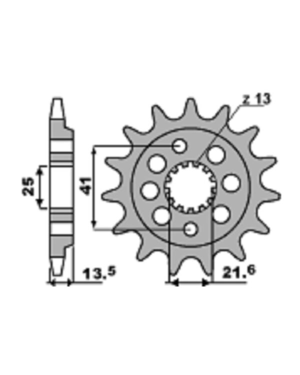 SPROCKETS PBR FRONT 2099-14