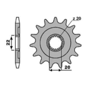 SPROCKETS PBR FRONT 2103-13