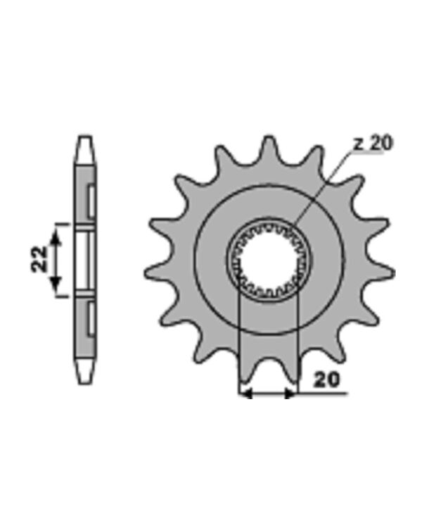 SPROCKETS PBR FRONT 2103-13
