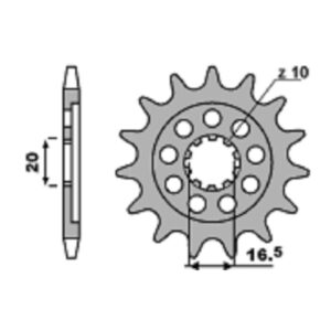 SPROCKETS PBR FRONT 2117-13