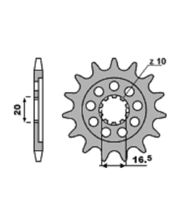 SPROCKETS PBR FRONT 2117-14