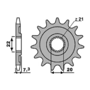 SPROCKETS PBR FRONT 2120-13