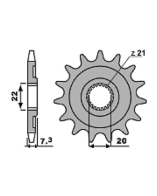 SPROCKETS PBR FRONT 2120-14