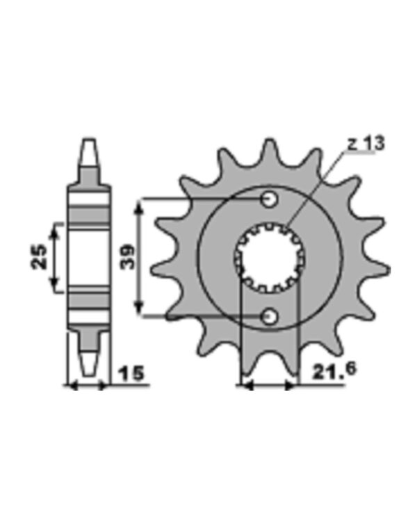 SPROCKETS PBR FRONT 2128-14